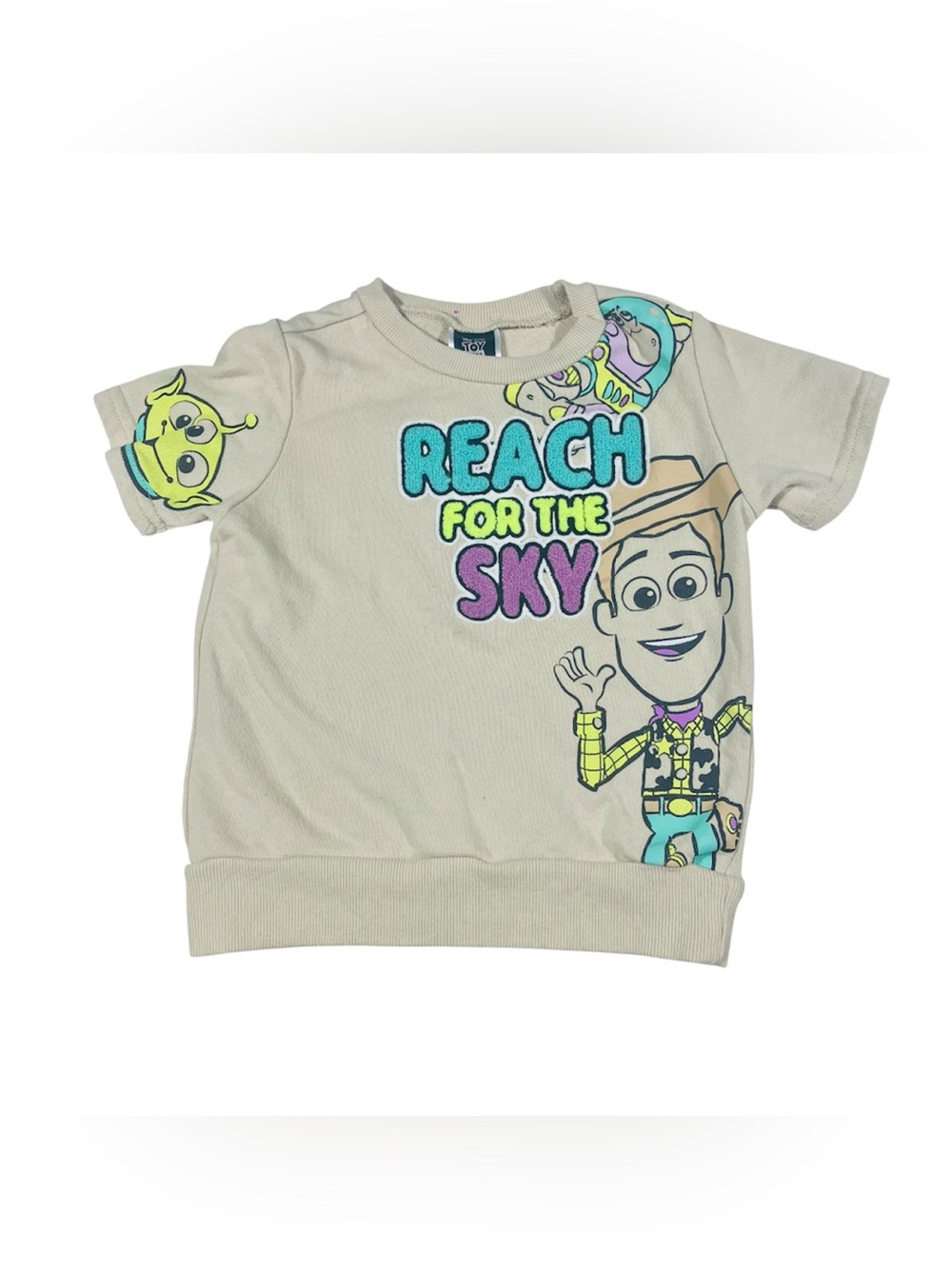 DISNEY Toy Story Woody Shirt Toddler Boy Size 3T Reach For The Sky Pixar